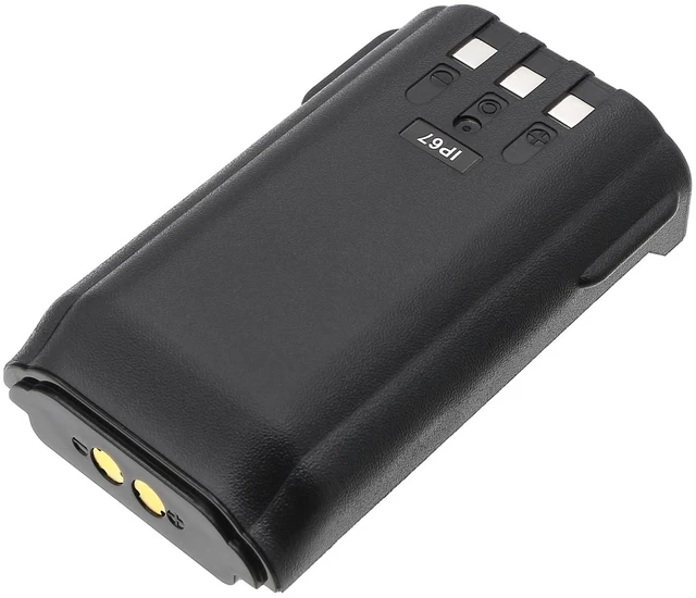 Alt view image 3 of 5 - Battery for Icom IC-4011, IC-A14, IC-A14S, IC-F14, IC-F14S, IC-F15, IC-F43TR 52, IC-F44, IC-F44G, IC-F44GS, IC-F44GT PN:Icom BJ-2000, BP-230N, BP-231N, BP-232H, BP-232N, BP-232WP 2600mAh / 19.24Wh