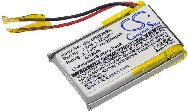 Alt view image 3 of 5 - Cameron Sino Battery for Jabra Pro 900, Pro 920, Pro 923, Pro 930, Pro 935 PN:Jabra AHB5-2229PS 250mAh / 0.93Wh