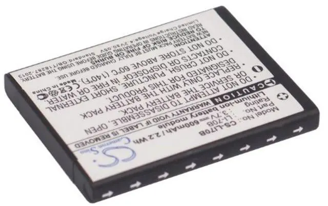 Alt view image 2 of 5 - Cameron Sino Battery for Olympus FE-4020, FE-4040, VG-110, VG-120, VG-130, VG-140, X-940 PN:Olympus Li-70B 600mAh