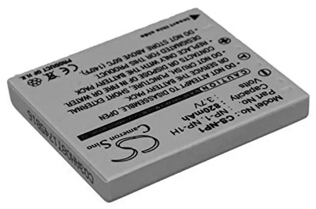 Main image of 820mAh / 3.03Wh Replacement Battery for Dimage X1 PN: MBH-NP-1, NP-1, NP-1H