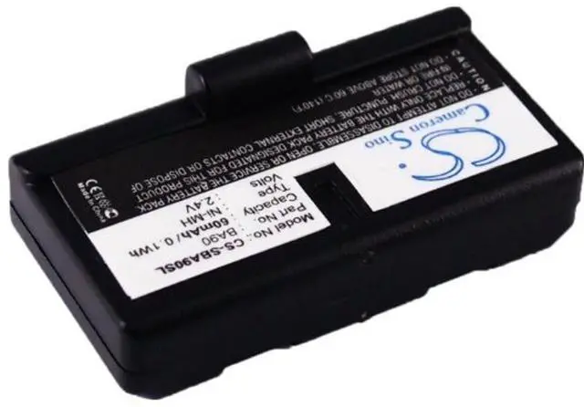 Alt view image 2 of 5 - CS Battery for A100A, Audioport A1, H100, H200, HDI91-P1/-P2, HDI92, HDI92P, HDI92-P, RI100, RI100-A/RI100-J, S180, Set 180, SET100 Assistive Listening Sys 60mAh