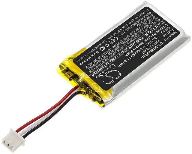 Alt view image 2 of 5 - 450mAh Replace Battery for DW 30 HS, IMPACT 5033, SDW 5063, SDW 5064, SDW 5065, SDW 5066, SDW 5066-5063, SDW 60, SDW 60 HS, SDW Pro 1, SDW Pro 2 PN: AHB732038T