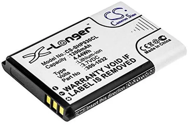 Main image of CS Battery for IP930D PN: 10000058, 300-1032, SH-10450 1200mAh / 4.44Wh