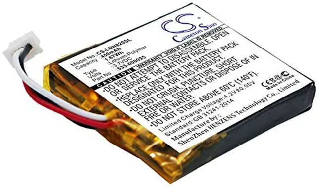 Main image of 450mAh / 1.67Wh Replacement Battery for H820e PN: 533-000095