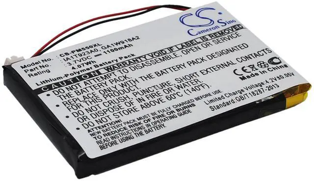 Main image of CS Battery for M550, Tungsten T1, Tungsten T2, Tungsten T3, Zire 31, Zire 71, Zire 72, Zire 72s PN: GA1W918A2, GA1W922A2, IA1T923A0, IA1TA16A0, IA1W416A2, IA1W721H2, PBA80860US 1100mAh