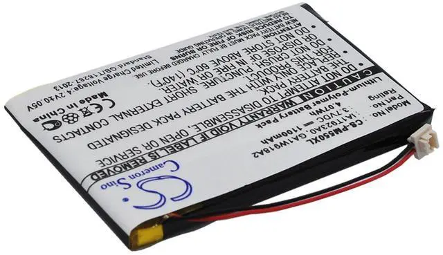 Alt view image 2 of 5 - CS Battery for M550, Tungsten T1, Tungsten T2, Tungsten T3, Zire 31, Zire 71, Zire 72, Zire 72s PN: GA1W918A2, GA1W922A2, IA1T923A0, IA1TA16A0, IA1W416A2, IA1W721H2, PBA80860US 1100mAh