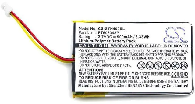 Alt view image 3 of 5 - 900mAh / 3.33Wh Replacement Battery for Stealth 400, 500 PN:Stealth FT603048P