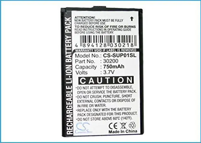 Alt view image 5 of 5 - CS Battery for uPro, uPro Go PN: 1008000134, 30200, GPS305CA 750mAh