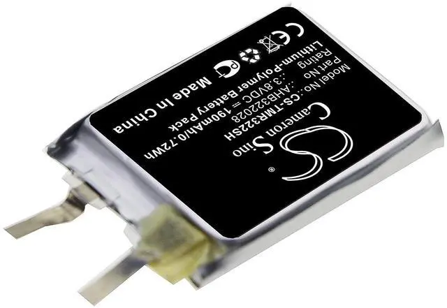 Alt view image 2 of 4 - 190mAh / 0.72Wh Replacement Battery for TomTom Runner Cardio PN:TomTom AHB322028