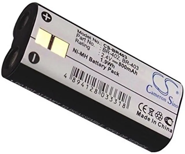 Alt view image 5 of 5 - CS Battery for Olympus DS-2300, DS-3300, DS-4000, DS-5000, DS-5000ID PN:Olympus BR-402, BR-403 800mAh / 1.92Wh