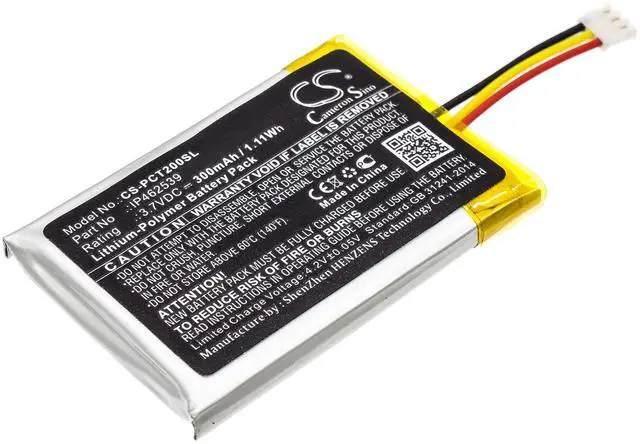 Main image of CS Battery for ComPilot, ComPilot II PN: IP462539 300mAh / 1.11Wh