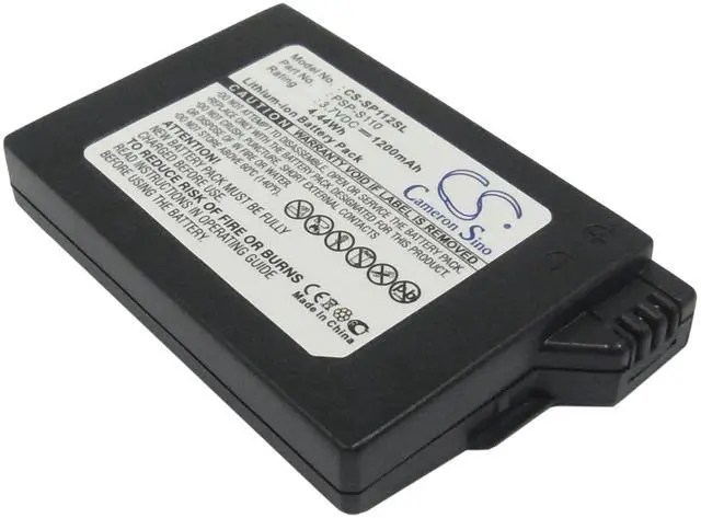 Main image of CS Battery for Sony Lite, PSP 2th, PSP-2000, PSP-3000, PSP-3001, PSP-3004, PSP-3008, Silm PN:Sony PSP-S110 1200mAh / 4.44Wh