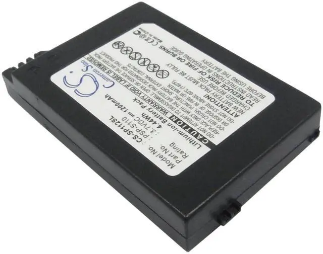 Alt view image 2 of 5 - CS Battery for Sony Lite, PSP 2th, PSP-2000, PSP-3000, PSP-3001, PSP-3004, PSP-3008, Silm PN:Sony PSP-S110 1200mAh / 4.44Wh