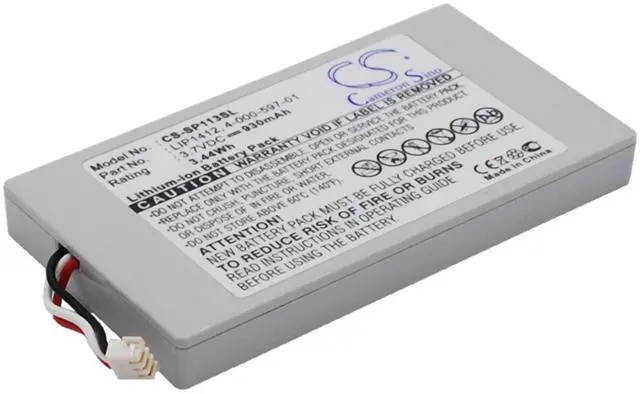 Alt view image 2 of 5 - CS Battery for Sony PSP GO, PSP-N100, PSP-NA1006 PN:Sony 4-000-597-01, LIP1412 930mAh / 3.44Wh
