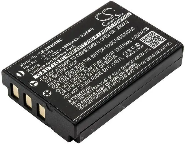 Main image of 1800mAh / 6.66Wh Replacement Battery for Zoom Q8 Recorder PN:Zoom BT-03
