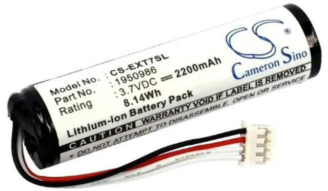 Alt view image 2 of 5 - CS Battery for FLIR i3, i5, i7, IRC40 PN:FLIR 1950986, T197410, T198470ACC, T199376ACC 2200mAh / 8.14Wh