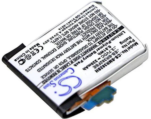 Alt view image 2 of 4 - 220mAh / 0.81Wh Replacement Battery for Gear Live, SM-R382 PN: EB-BR382FBE