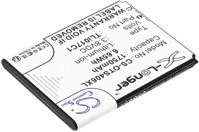 Alt view image 2 of 3 - Battery for Alcatel One Touch Streak,  OT-4060,  OT-4060A