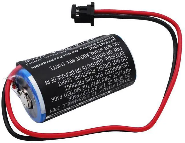 Alt view image 3 of 5 - 1800mAh Battery for Mitsubishi CR17335SE-R, GT15-BAT, ER2/3A,Sanyo CR17335SE-R, GT15-BAT, ER2/3A