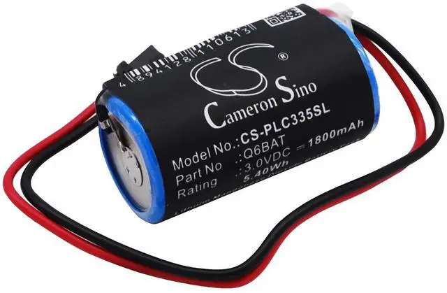 Main image of 1800mAh Battery for Mitsubishi CR17335SE-R, GT15-BAT, ER2/3A,Sanyo CR17335SE-R, GT15-BAT, ER2/3A
