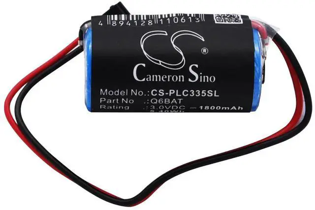 Alt view image 5 of 5 - 1800mAh Battery for Mitsubishi CR17335SE-R, GT15-BAT, ER2/3A,Sanyo CR17335SE-R, GT15-BAT, ER2/3A