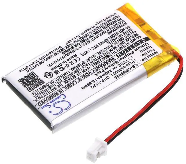 Alt view image 2 of 5 - 240mAh Battery for  Avaya Tenovis HSG-Link DECT 2, AWH55, AWH65, AWH-55, AWH-65,Plantronics AWH-55, AWH-65, WO300  and others