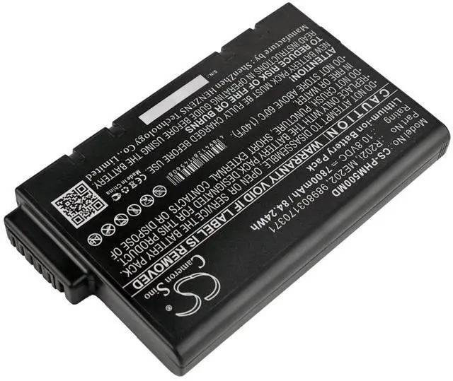 Alt view image 2 of 5 - New 7800mAh Battery for Drager Oxylog 2000+,Oxylog 3000,Oxylog 3000+