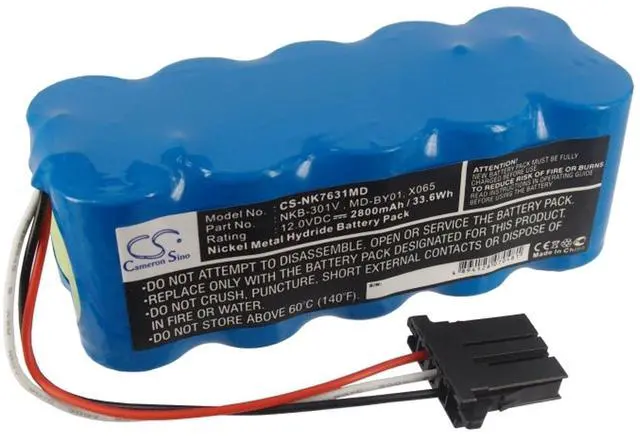 Main image of 2800mAh Battery for Nihon Kohden TEC-5500, TEC-5521, TEC-5531, TEC-7621, TEC-7631, TEC-7721, TEC-7731 and others