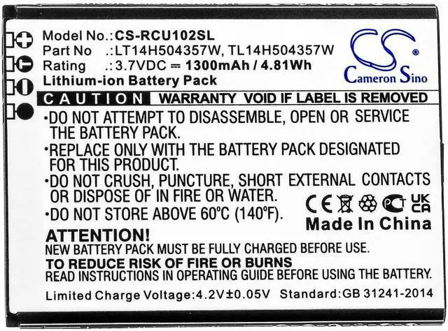 Alt view image 3 of 4 - battery for AT&T Flip IV U102AA Cingular Flip IV U102AA Cricket U102AC Debut Flip