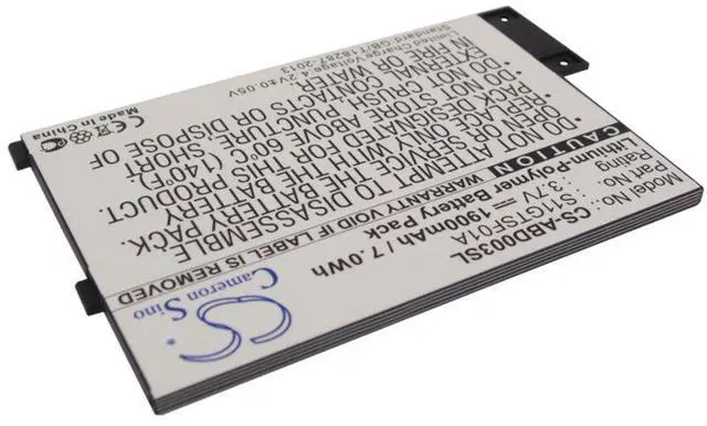 Alt view image 2 of 6 - New 1900mAh Battery for Amazon Kindle3,Kindle3Wi-fi,Kindle3G,KindleGraphite,KindleIII; P/N:170-1032-00,170-1032-01,GP-S10-346392-0100,S11GTSF01A
