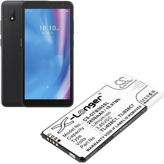 Alt view image 4 of 4 - battery for Alcatel 1B 2020 OT-5002A OT-5002D OT-5002F OT-5002I OT-5002M OT-5002X OT-5002S