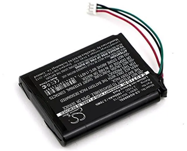 Alt view image 2 of 4 - Cameron Sino Battery for SHURE MXW1, MXW1 Bodypack, MXW6, MXW6 Boundary, MXW8 Desktop Base Wireless Tra, MXW8 Wireless Transmitters 1000mAh