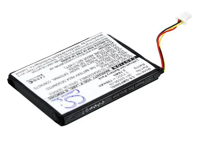 Alt view image 3 of 5 - 750mAh  Battery for Garmin Pro 70 Trashbreaker, Pro 550 Trashbreaker, Pro Trashbreaker, Pro 70 Receiver, and others