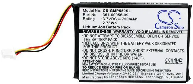 Main image of 750mAh  Battery for Garmin Pro 70 Trashbreaker, Pro 550 Trashbreaker, Pro Trashbreaker, Pro 70 Receiver, and others