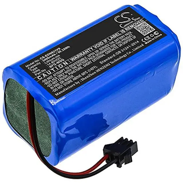 Main image of Cameron Sino Battery for Ecovacs CEN360, CEN361, Deebot CEN546, Deebot DN622, Deebot N79, Deebot N79S, DH35, DH43, DH45, DN620, DN621 3400mAh