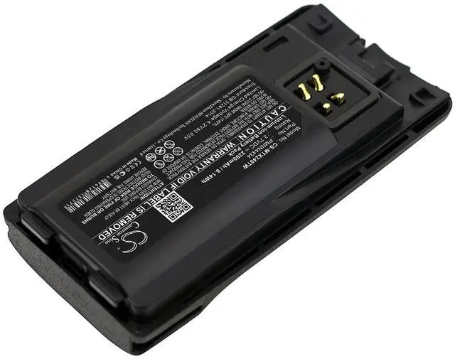 Alt view image 2 of 6 - Cameron Sino Battery for RMM2050, RMU2040, RMU2080, RMU2080d, RMV2080, XT220, XT420 PN: PMNN4434, PMNN4434A 2200mAh / 8.14Wh