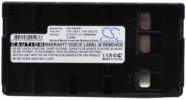 Alt view image 5 of 5 - CS Battery for VM-524, VM-525, VM-526, VM-530, VM-535, VM-538, VM-539, VM-540, VM-544, VM-545, VM-547, VM-549, VM-55, VM-550, VM-555, VM-560, VM-565, VM-575, VML-45 1200mAh