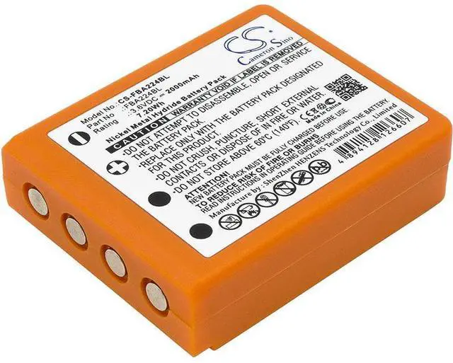 Main image of Cameron Sino Replacement Battery for HBC Radiomatic Quadrix,  Radiomatic Keynote,  Radiomatic Patrol D