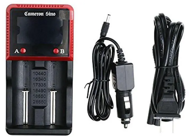 Alt view image 5 of 5 - Cameron Sino Battery for Battery Charger 10440, 13450, 14430, 14500, 14650, 16340, 16500, 16650, 17335, 17500, 17650, 18350, 18490, 18500, 18650, 25500, 26650, AA, AAA PN:Battery Charger