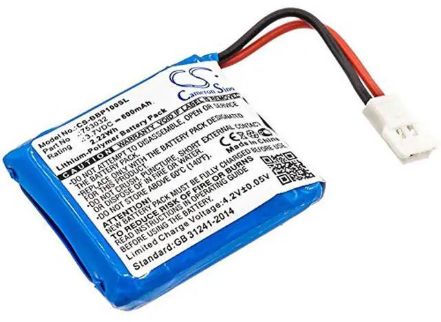 Main image of Cameron Sino Battery for Bee-Bot Floor Robot, Programmable Children's Toy, Programmable Floor Robot PN:Bee-Bot 753032 600mAh