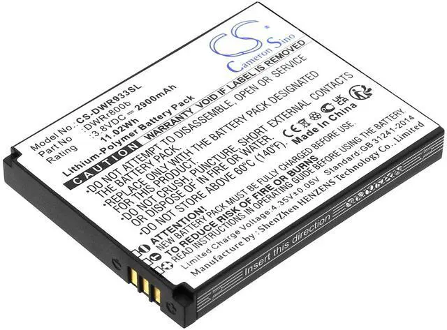 Main image of Cameron Sino Battery for D-Link DWR-933 B1 PN:D-Link 6BT-R800B-2901, DWRr800b 2900mAh / 11.02Wh