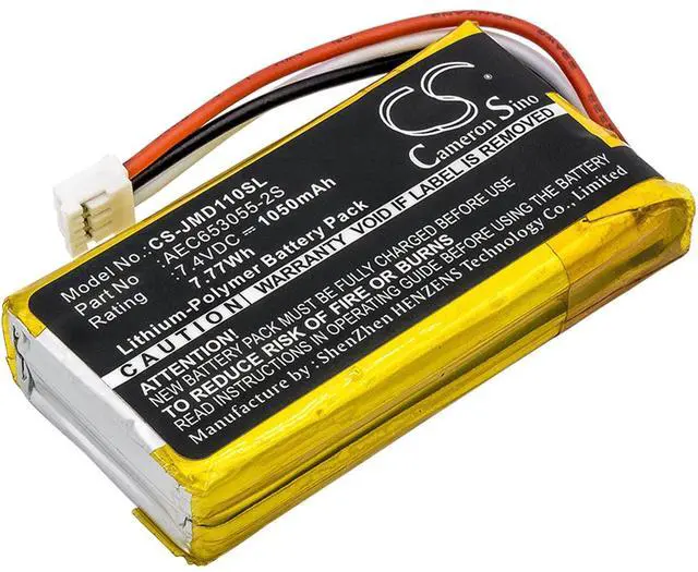 Alt view image 3 of 5 - Cameron Sino Battery for JBL Flip, Flip 1 PN:JBL AEC653055-2S 1050mAh / 7.77Wh