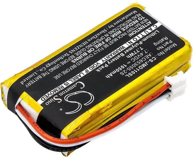 Alt view image 4 of 5 - Cameron Sino Battery for JBL Flip, Flip 1 PN:JBL AEC653055-2S 1050mAh / 7.77Wh