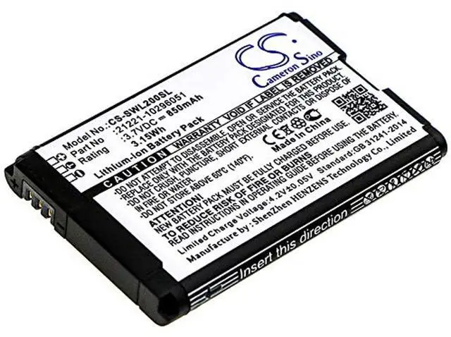 Main image of 850mAh / 3.15Wh Replacement Battery for Rexton, WL200AP; Bluetooth Remote, RCU, SGI-WL200AP, WL200AP PN: 21221-10296051