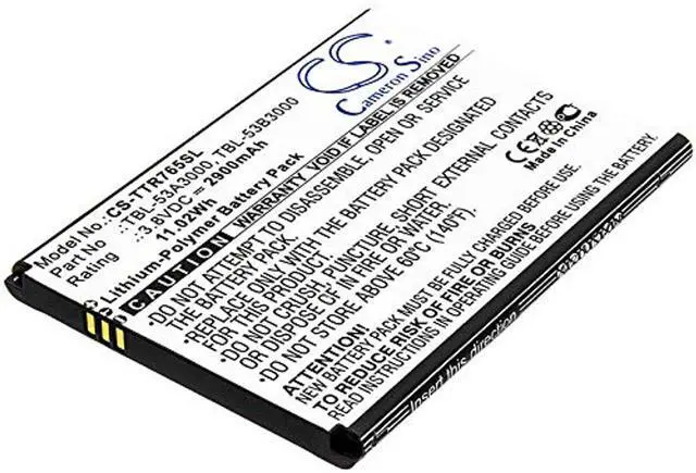 Main image of Cameron Sino Battery for TP-Link M7650 PN:TP-Link TBL-53A3000, TBL-53B3000 2900mAh / 11.02Wh