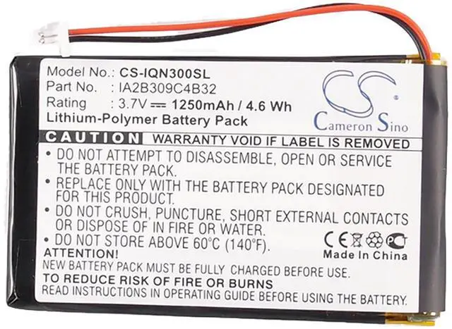 Alt view image 5 of 5 - Cameron Sino Battery for Garmin Nuvi 300T, Nuvi 310D, Nuvi 310T, Nuvi 350T, Nuvi 360, Nuvi 370 PN:Garmin 010-00538-78, 361-00019-02, 361-00019-06 1250mAh