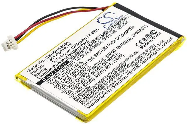 Alt view image 3 of 5 - Cameron Sino Battery for Garmin Nuvi 1300, Nuvi 1340T Pro, Nuvi 1350, Nuvi 1350T, Nuvi 1370, Nuvi 1370T, Nuvi 1375T, Nuvi 1390, Nuvi 1390T, Nuvi 1490 1250mAh