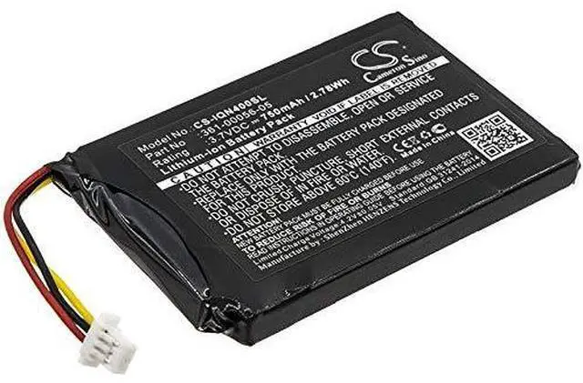 Main image of CS Battery for Garmin 2689LMT 6-inch, Nuvi 2689LMT, Nuvi 40, Nuvi 40LM, Nuvi 52, Nuvi 52LM, Nuvi 56LMT, Nuvi 66LM, Nuvi 68LMT PN:Garmin 361-00056-05, 361-00056-11 750mAh / 2.78Wh