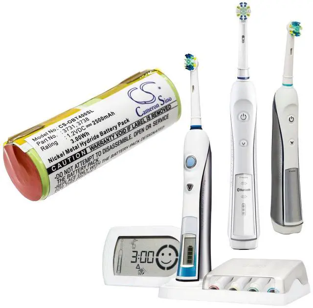 Alt view image 4 of 5 - Cameron Sino Battery for 9900 Toothbrush, Professional Care 8000, Professional Care 8300, Professional Care 8500, Professional Care 9500, Triumph 4000