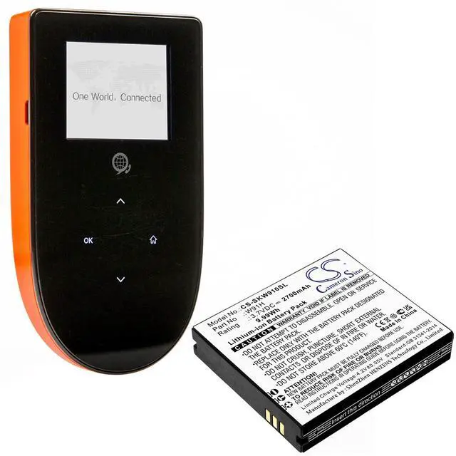 Alt view image 4 of 4 - Cameron Sino Battery for Skyroam W19, W19H, W20 PN:Skyroam W91H 2700mAh / 9.99Wh